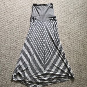 Maternity maxi skirt